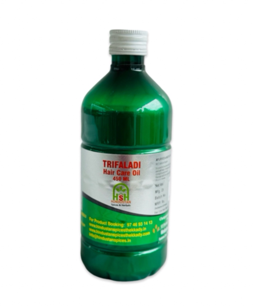 Trifaladi Hair Oil – Ayurvedic Hair Strengthening & Dandruff Care Oil | 200ml–450ml