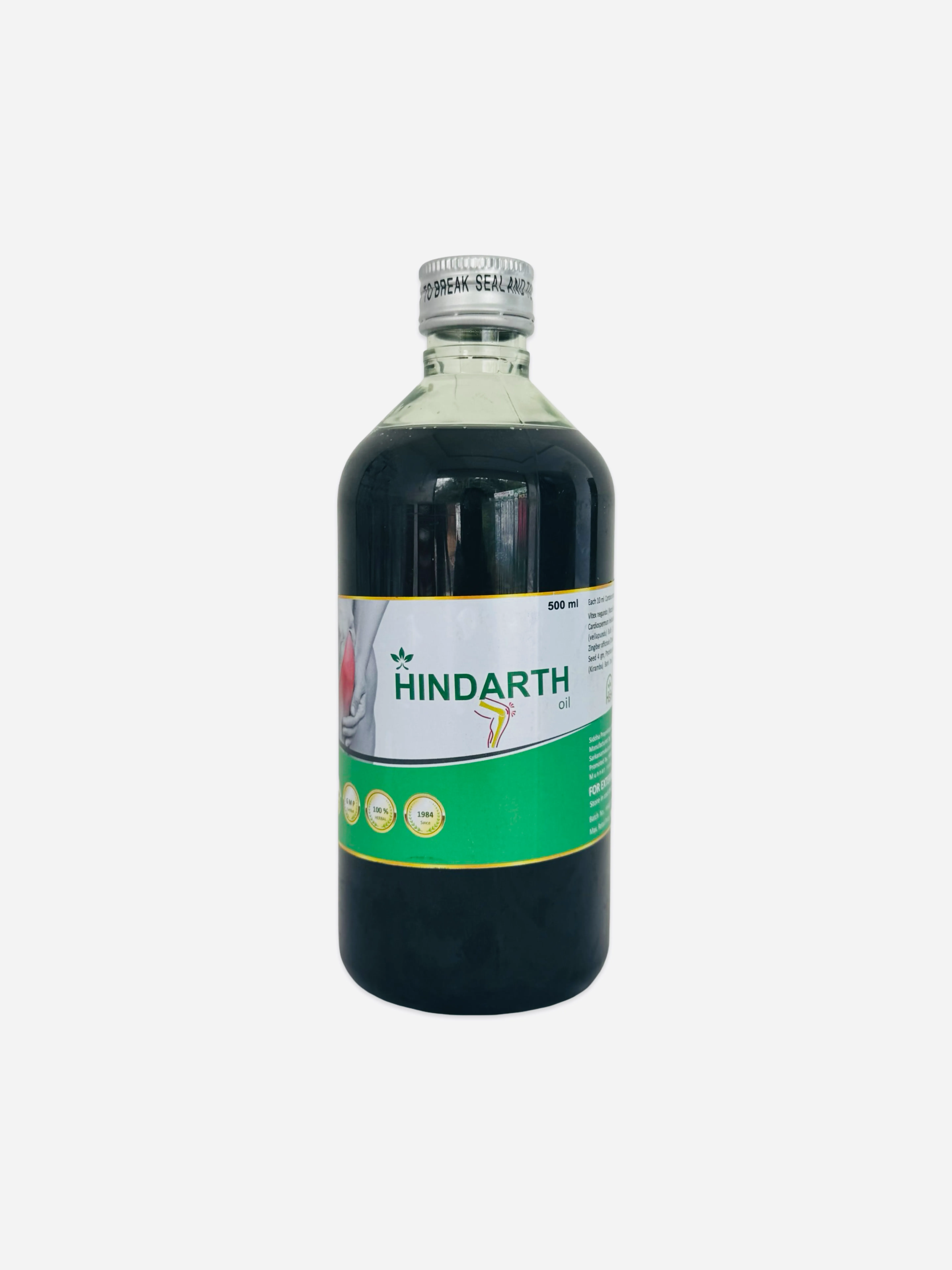 Hindarth / Arthan Oil – Ayurvedic Pain Relief Oil for Arthritis, Knee Pain & Muscle Comfort | 200ml–500ml