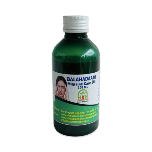 Balahadaadi Oil – Ayurvedic Migraine Relief Oil for Headache, Stress & Scalp Relaxation | 200ml
